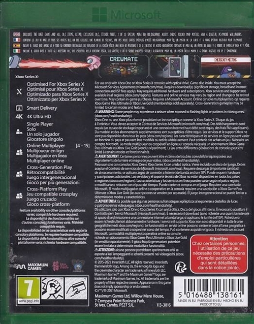 Among US Crewmate Edition - XBOX Series X (A Grade) (Genbrug)